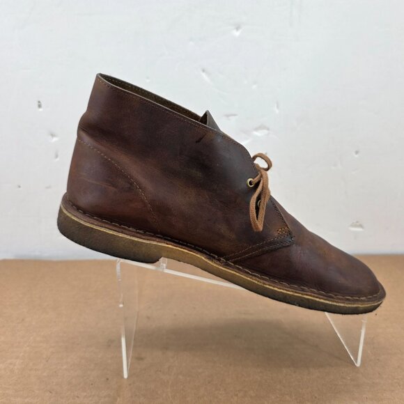 Clarks Originals Desert Boot Chukka Men’s Beeswax Leather Crepe Sole 10M - Picture 6 of 16